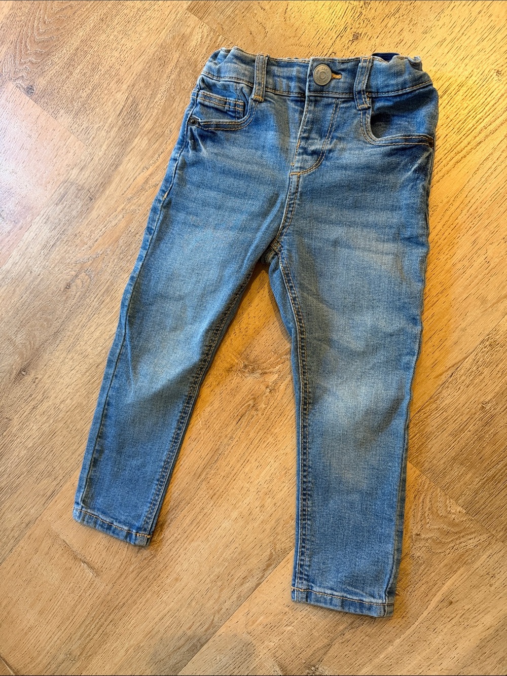 Zara Kids Blue Denim skinny Stretch Jeans